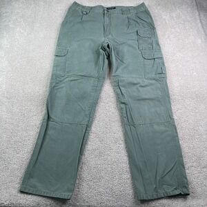 5.11 Tactical Pants Mens 36x34 Green Canvas Cargo Military Utility Survivalist